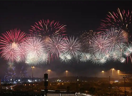 黎城县焰火晚会